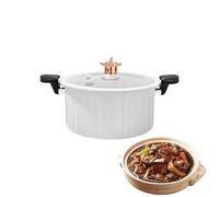 Pentole antiaderenti - Padella con coperchio per cucina | Robusta pentola a pressione antiaderente con manico ergonomico, compatibile con induzione, fornello elettrico per cucinare, 28 cm