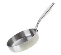 Pentole da bistecca in metallo Pentole antiaderenti in acciaio inossidabile Wok con manico per piano cottura elettrico a induzione domestica