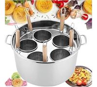 Pentole da brodo, pentola da Cucina, pentola da brodo Commerciale con cestello per la Cottura a Vapore, per pentole da Cucina per casa e ristoranti