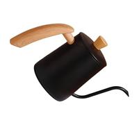 Pentole da caffè a mano da 350 ml a collo di cigno lunghe pentole da caffè in acciaio inossidabile versano sopra il bollitore da campeggio portatile per birra a mano pentola per acqua calda