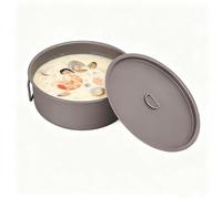 Pentole da Campeggio Pentole Portatili in Titanio con Manici Pieghevoli 3-5 Persone Utilizzano Pentole Per Campeggio All'aperto, Escursionismo, Cucina con Barbecue