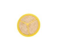 Pentole da cucina in bambù per pesce riso Dim Sum, cestino sicuro fatto a mano naturale (coperchio 28,7 cm)