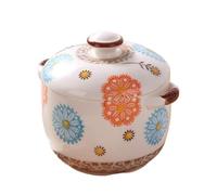 pentole di terracotta per cucinare, CasseruolaPentola for zuppaCasseruola in ghisa con coperchio for fornoPiatti for casseruola in Pyrex coperchioSet di casseruole(500ml)