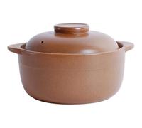 pentole di terracotta per cucinare, Pentole, casseruole grandi in terracotta, teglie con coperchio, pentole in for pentola resistente al calore(1100ML)
