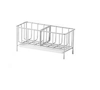 Pentole e padelle Organizer Lavello Scolapiatti Cestello Spazzole in spugna in acciaio inossidabile Spugna abrasiva Porta stracci Mensola portaoggetti for bagno Accessori for la cucina