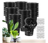 Pentole idroponiche, accessori da giardino | 50 pezzi ciotola germinale fiori insalata verdure coltivazione appartamento urbano agricoltura tutto l'anno