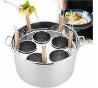 Pentole per Pasta in Acciaio Inossidabile con cestello filtrante, refrigeratori per Cucinare Noodles e polpette di Verdure