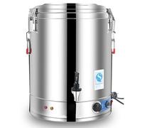 Pentole Per Zuppa - Pentola Per Brodo, Secchio Per Acqua Bollente Commerciale Di Grande Capacità, Secchio Isolante In Acciaio Inossidabile A Doppio Strato, Controllo Della Temperatura 30-110°C(50L)