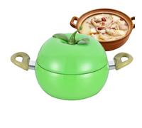Pentole piccole per cucinare, pentola per verdure e frutta, pentola con coperchio, per piano cottura a induzione, per cottura a induzione, latte, zuppa, spaghetti, friggere e cuocere a fuoco lento