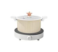 Pentole Senza Bastone - Casseruola Da Cottura A Induzione Con Un Coperchio | Utensili Da Cucina A Pressione Universale Con Maniglia Per Cucina A Induzione Stufa Elettrico Salsa Sauc