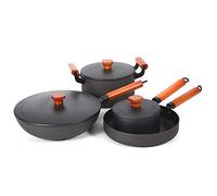 Pentole, set di pentole, pentola for zuppa, padella, wok, for latte, da cucina, piano cottura a induzione, antiaderente, casseruola