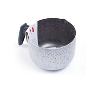 PENTOLINO BOLLILATTE ANTIADERENTE Ø 14 CM CON MANICO NERO UTENSILE PER CUCINA 05