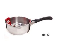 PENTOLINO BOLLITORE LATTE IN ACCIAIO INOX DIAMETRO 16CM MANICO BACHELITE 106851