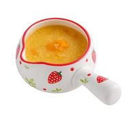 Pentolino Scaldaburro | Pentola in Ceramica con Manico,Piccola pentola da bollitura e scaldaburro - per mamma ragazze fidanzata preparazione stufato porridge zucchero sciroppo salsa