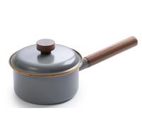 Pentolino smaltato barebones saucepan grigio
