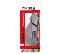 PenTools by Pentel N75W Twin Tip Permanent Marker Pens - Multi-Purpose and Low O