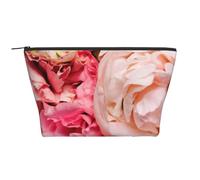 Peonia, Borsa da toilette Borsa per trucco Borsa per cosmetici Borsa da toilette da viaggio portatile