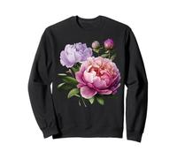 Peonia Fiori Acquerello Lavanda Viola Peonie Rosa Peonia Felpa