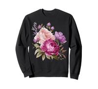 Peonia Fiori Acquerello Lavanda Viola Peonie Rosa Peonia Felpa