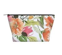 Peonia Pesca, Borsa da toilette Borsa per trucco Borsa per cosmetici Borsa da toilette da viaggio portatile