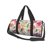 Peonia Pesca, Borsone da viaggio di grande capacità Borsa rotonda Borsa da viaggio sportiva Borsa da viaggio Borsa da fitness