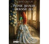 Peonie bianche ortensie blu