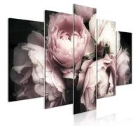 PEONIE Fiori Quadro su Tela in TNT Stampe Immagini Murale Quadri b-B-0398-b-m