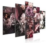 PEONIE Fiori Quadro su Tela in TNT Stampe Immagini Murale Quadri b-C-0689-b-m