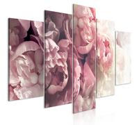 PEONIE FIORI Quadro su Tela TNT Stampe Immagini Murale b-B-0386-b-n