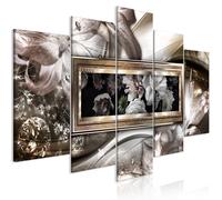 PEONIE FIORI Quadro su Tela TNT Stampe Immagini Murale b-B-0386-b-n