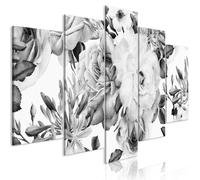 PEONIE FIORI Quadro su Tela TNT Stampe Immagini Murale b-B-0386-b-n