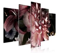PEONIE FIORI Quadro su Tela TNT Stampe Immagini Murale b-C-0630-b-m