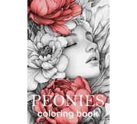 Peonies coloring book