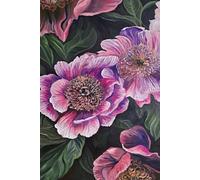 Peony. Floral Journal Notebook for Women, A5 College Grid Notebooks 6"x 8.4", 120 Pages (60 Sheets) Grid Journal with Premium Thick Paper, Perfect for School Office Home, Flowers, Colors