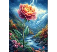 Peony Flower in A Blooming Garden Rompicapo 1000 Pezzi Impossibile Per Esperti Science Fiction Magical Dream Cartone Di Alta Qualità Senza Sbavature Per Collezionisti Edizione Limitata Con Poster Incl