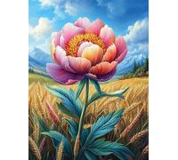 Peony Flower in A Blooming Meadow Puzzle 300 Pezzi Per Natale Feste E Compleanni Wildlife Pet Rompicapo Intelligente Idea Regalo Per Lui Padre E Fratello in Ogni Occasione 300 PCS