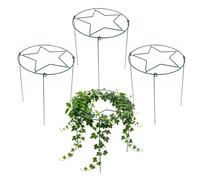 Peony Stakes | 4-Piece Reusable Rust Proof Garden Stakes | Flower Cages For Outdoor Plants | For Plant Flower Tomato Dahlia Hydrangea Indoor Backyard Orchard