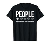 People 1 Star Shirt, Absolute Nightmare Non Lo consiglierei Maglietta