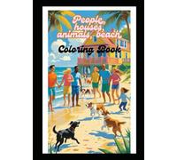 People, houses, animals, beach