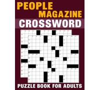 People Magazine Crossword puzzle Book For Adults: Test your brain sharpness