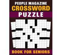 People Magazine Crossword Puzzle Book For Seniors: Collection for Fun and Mental Stimulation
