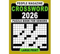 People Magazine Crossword Puzzle Book For Seniors Large Print: Big, Clear Letters for Effortless Reading and Hours of Enjoyment