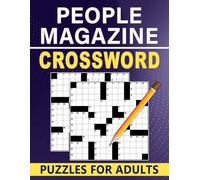 People Magazine Crossword puzzles For Adults: Clean, balanced content crafted for steady concentration