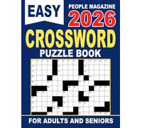 People Magazine Easy Crossword Puzzle Book For Adults And Seniors: Gentle friendly clues for quick wins and relaxation, a cozy gift choice