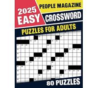 People Magazine Easy Crossword Puzzles For Adults - 80 Puzzles: Simple and Relaxing Puzzles for Adults to Enjoy
