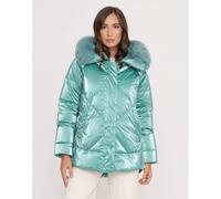People Of Shibuya Light Blue Polyester Women Jacket - IT44|L
