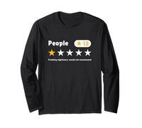 People One Star-Nightmare Non consiglierebbe Un cliente Divertente Maglia a Manica