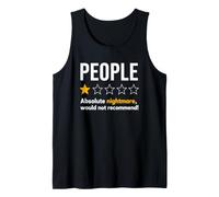 People One Star Rating Absolute Nightmare Graphic T-Shirt Canotta