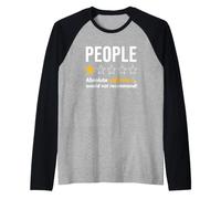 People One Star Rating Absolute Nightmare Graphic T-Shirt Maglia con Maniche Raglan