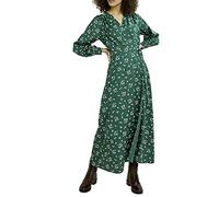People Tree Claudette Floral Wrap Dress Vestito Casual, Verde, 42 Donna